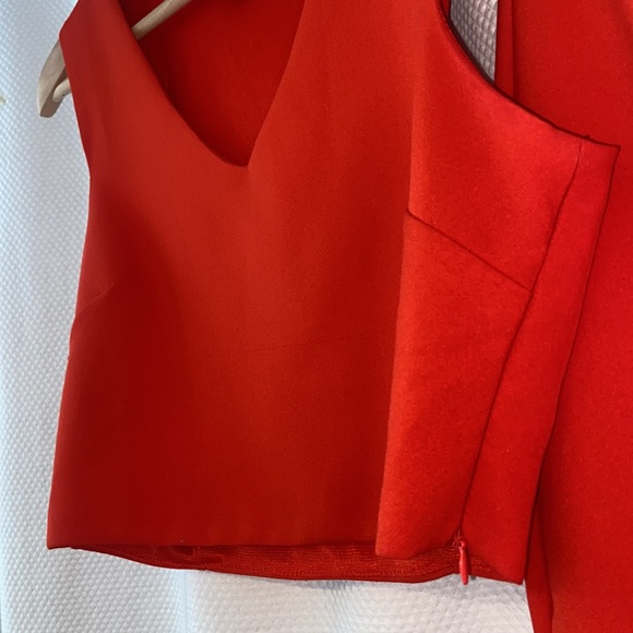 High Waisted Skirt and Crop Top Matching Set - Picture 4 of 7